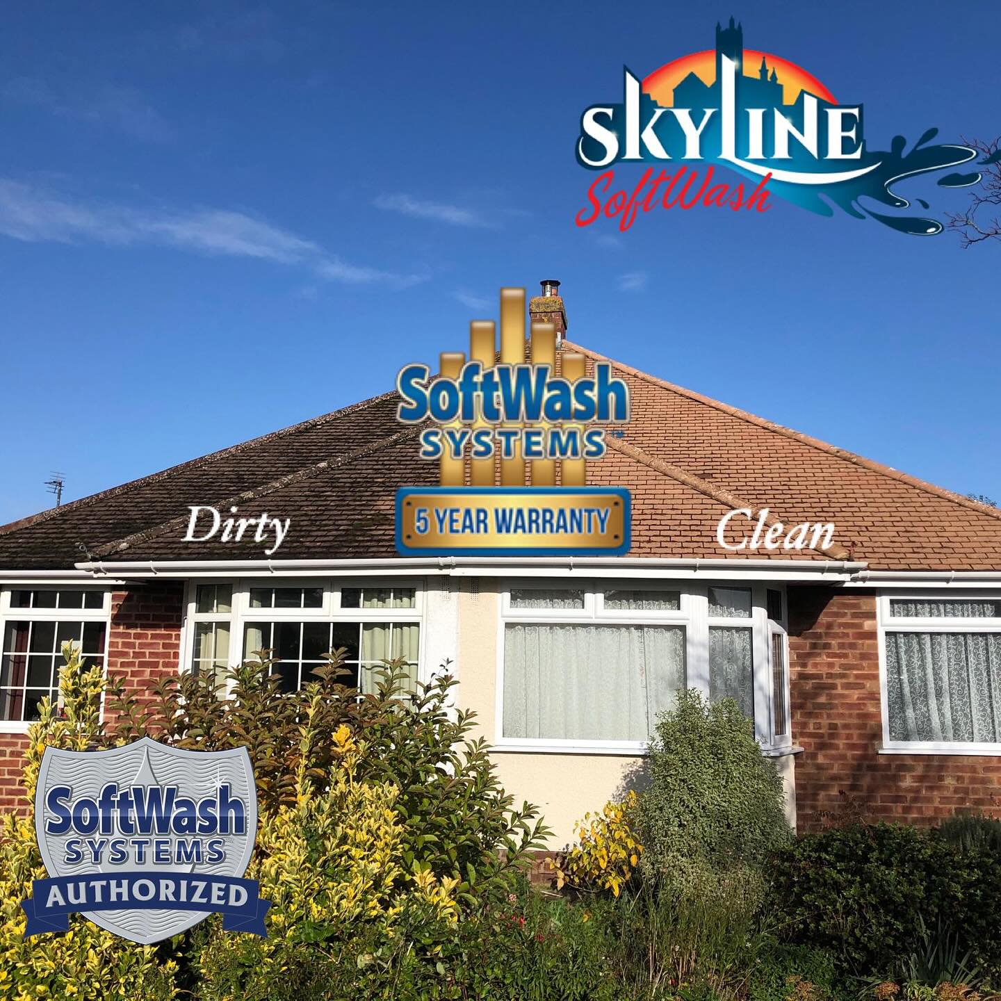 Roof cleaning transformation 1